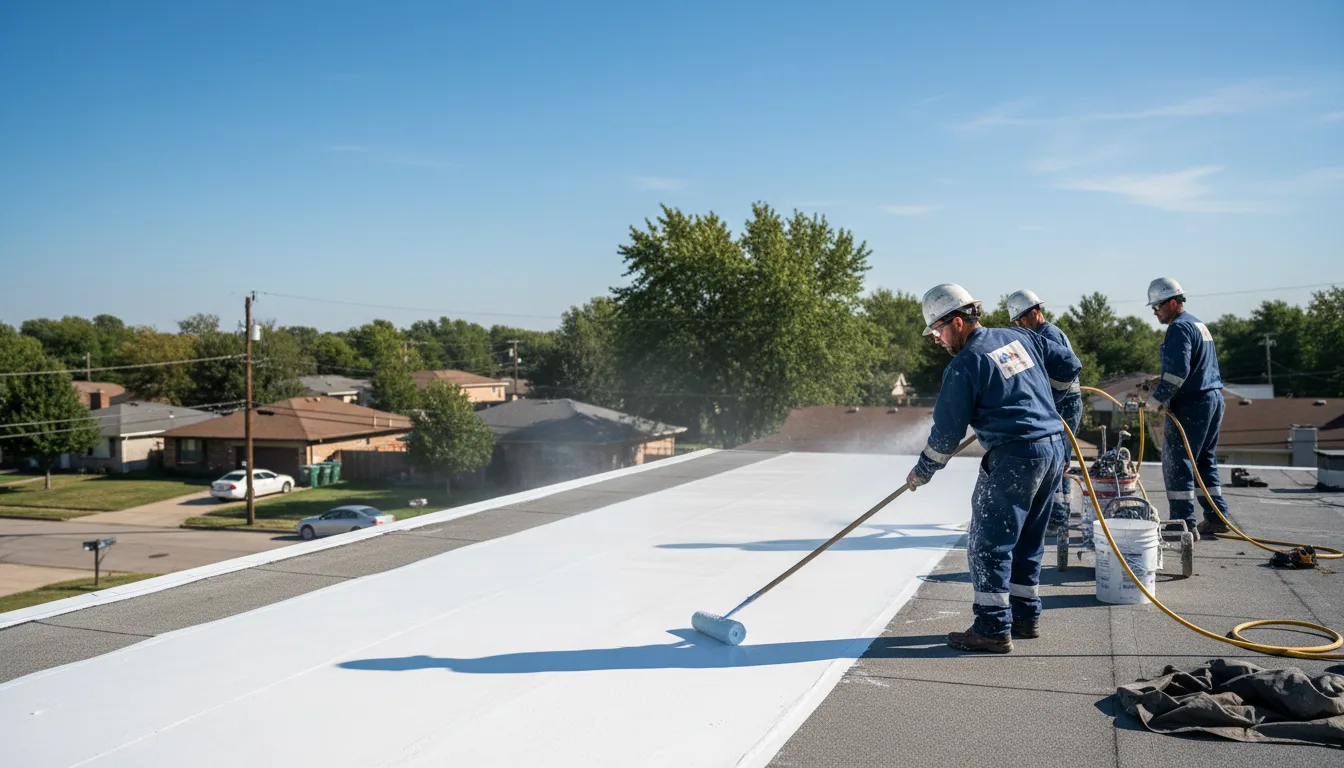 Commercial roof coating in Hartford, OH near me